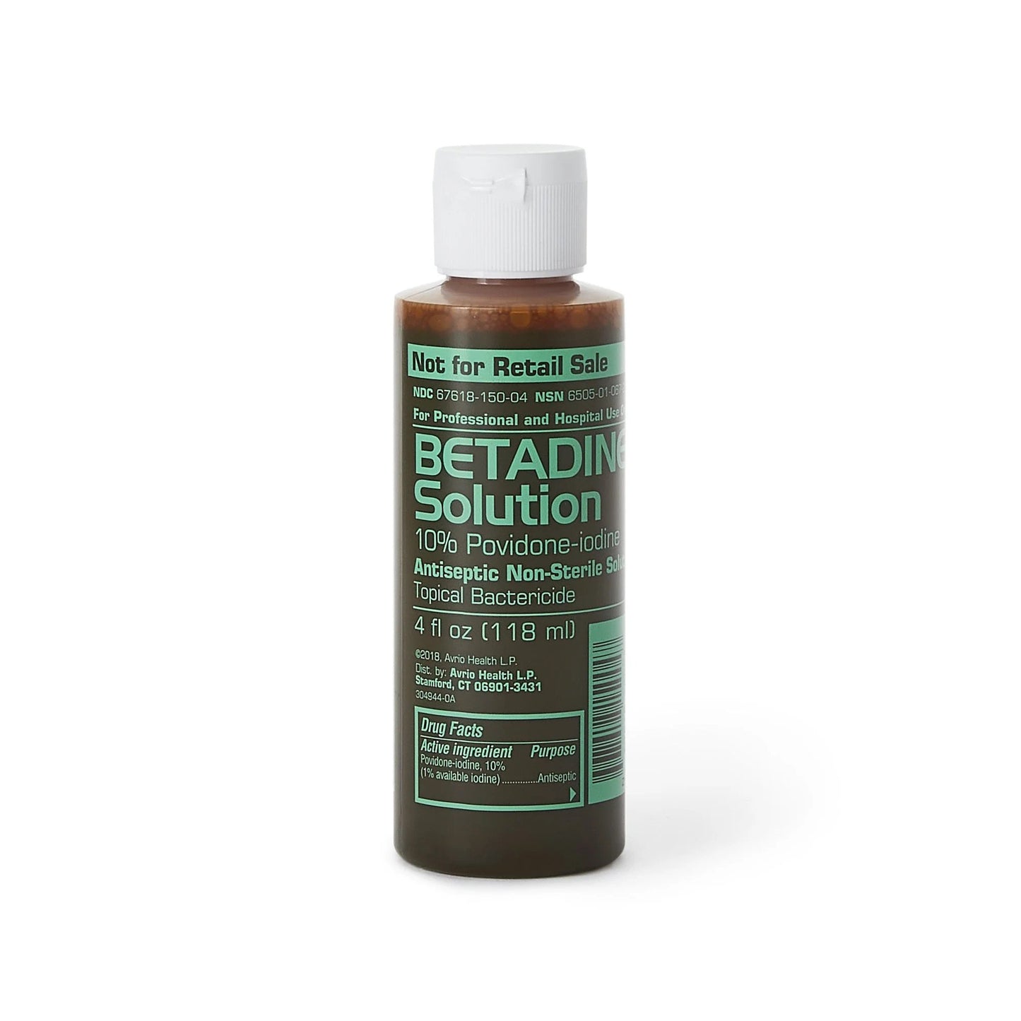 Skin Prep Solution Betadine® 4 oz. Bottle 10% Strength Povidone-Iodine NonSterile-BETADINE, SOL 10% 4OZ