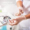 SunnyCare Vinyl Medical Exam Gloves Powder-Free, Small, 100ea/bx 10bx/cs
