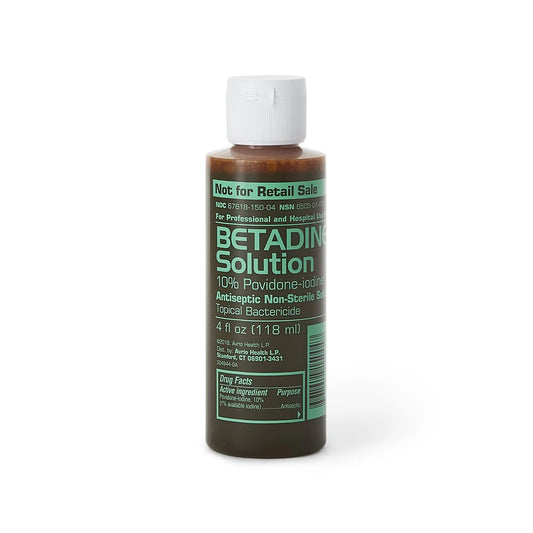 Skin Prep Solution Betadine® 4 oz. Bottle 10% Strength Povidone-Iodine NonSterile-BETADINE, SOL 10% 4OZ