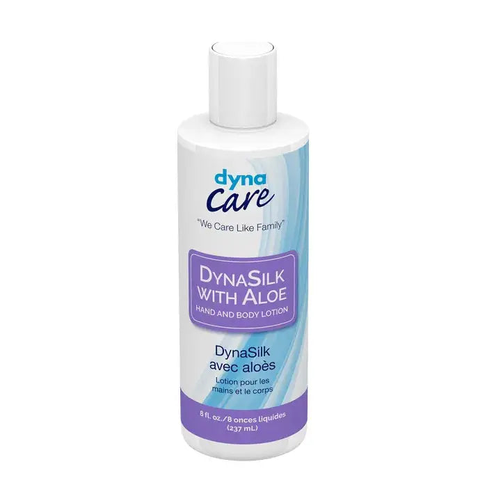 DynaSilk w/ Aloe Hand and Body Lotion 8 oz. Bottle