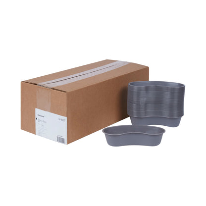 Emesis Basin Graphite 16 oz. Plastic Single Patient Use
