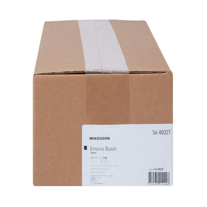 Emesis Basin Graphite 16 oz. Plastic Single Patient Use