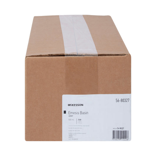 Emesis Basin Graphite 16 oz. Plastic Single Patient Use