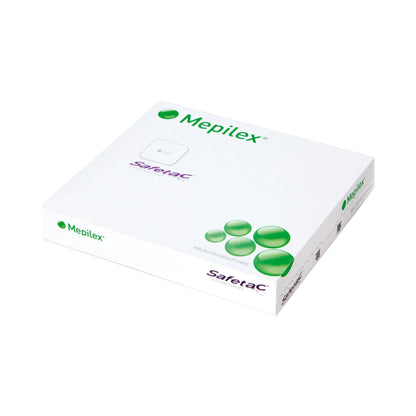 Foam Dressing Mepilex® Border Flex 3 X 3 Inch With Border Film Backing Silicone Adhesive Square Sterile
