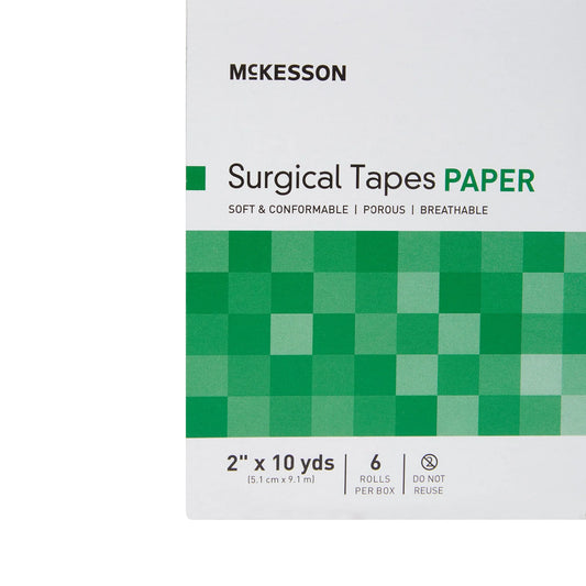 Medical Tape McKesson White 2 Inch X 10 Yard Paper NonSterile